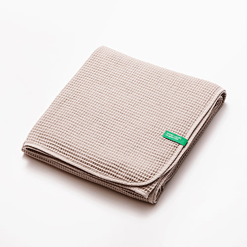 UNITED COLORS OF BENETTON - Decke, 140 x 190 cm, 200 g/m², 100 % Baumwolle, grau