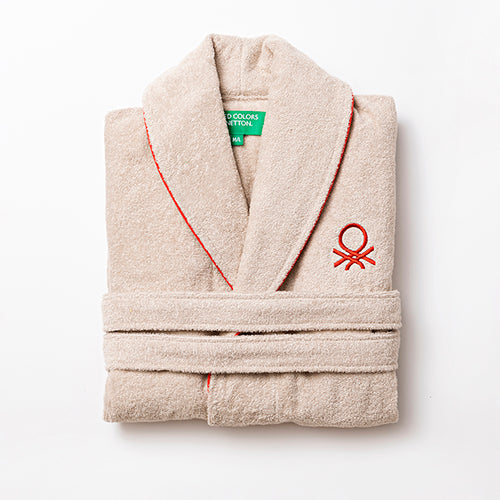 Benetton Bademantel L/XL – Grau