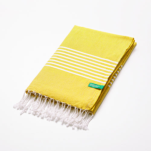 Casa Benetton Hamam-Handtuch - gelb
