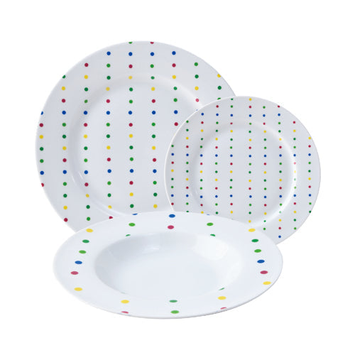 Benetton Steingut-Geschirr (6er Set) | weiß