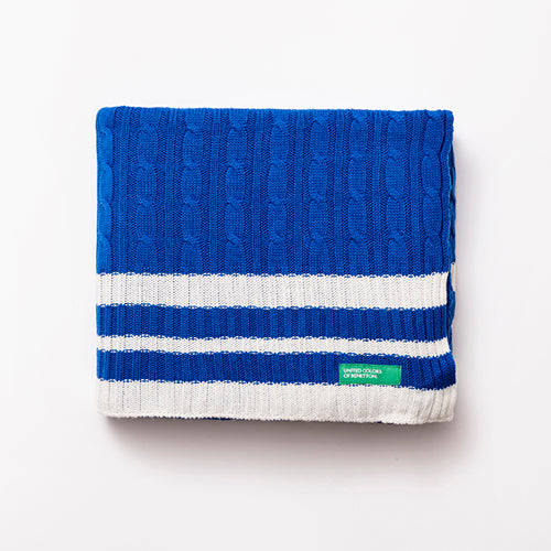 Casa Benetton Kuscheldecke | blau