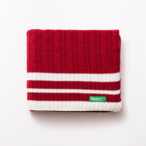Casa Benetton Kuscheldecke | rot
