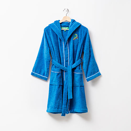 Casa Benetton Kinderbademantel - blau